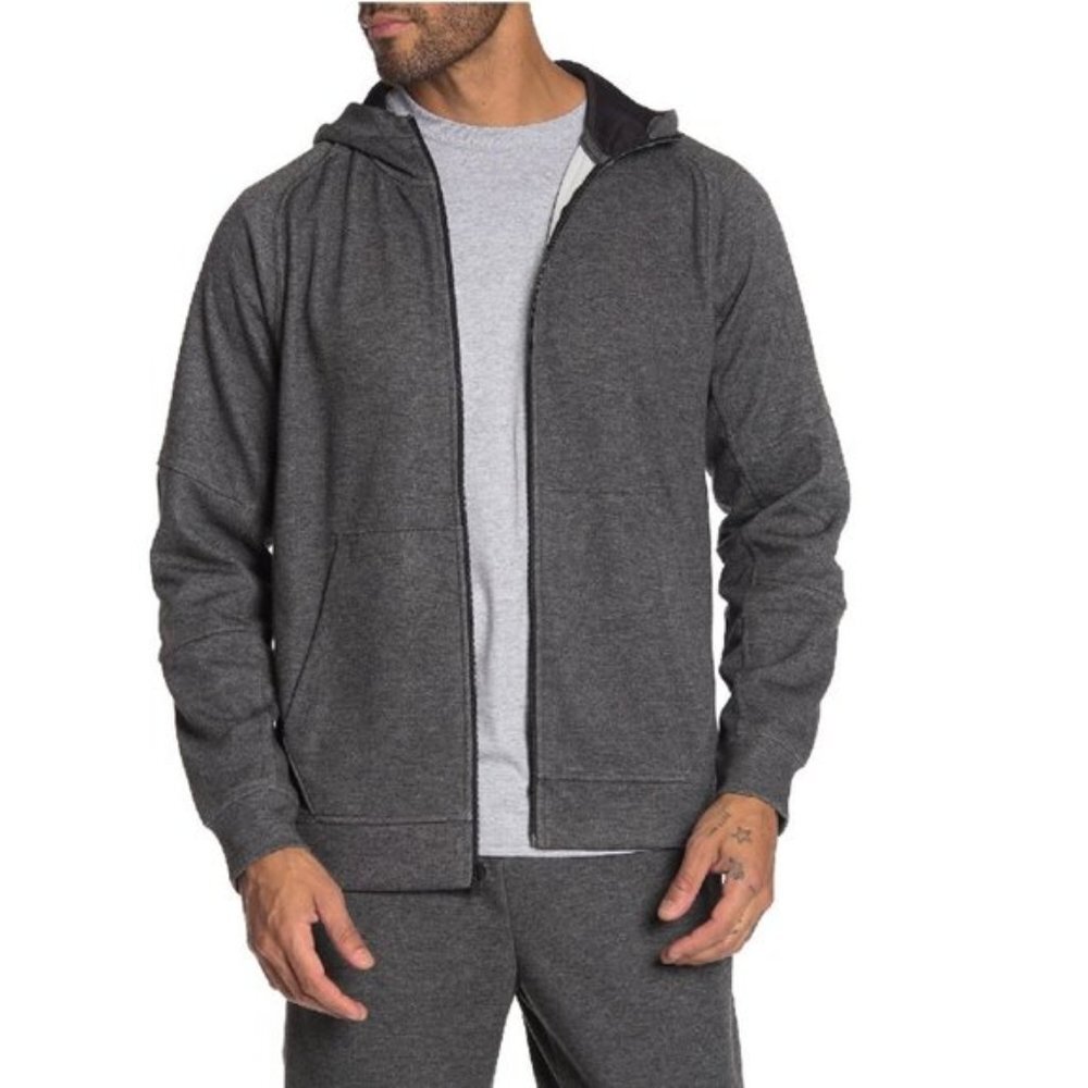 Z BY ZELLA Full Zip Mock Neck Hoodie
